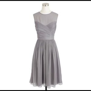 J. CREW | Clara Silk Chiffon Cocktail Dress